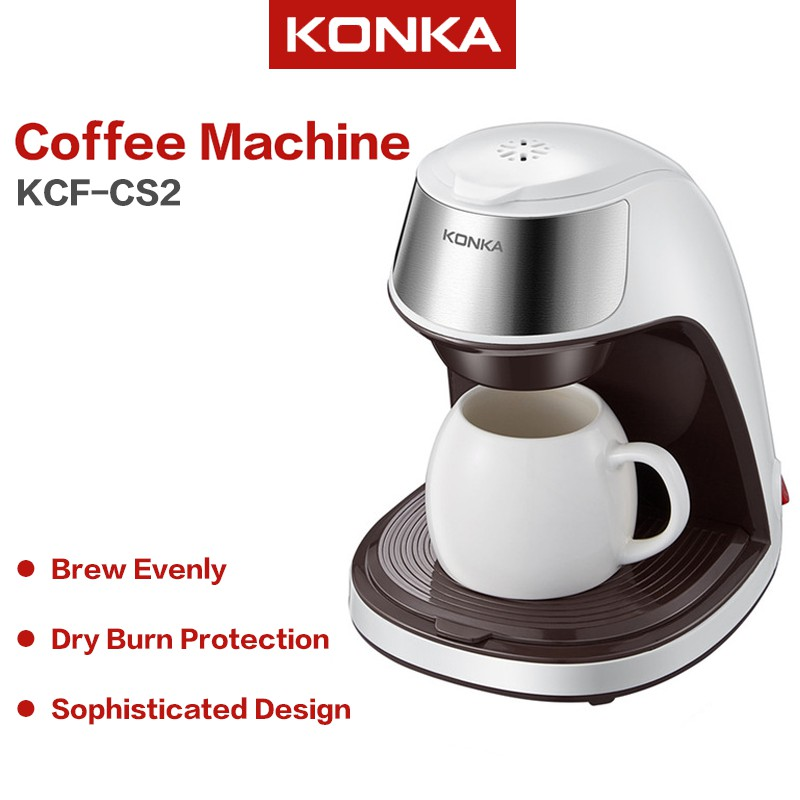 Coffee Machine Mini Portable Coffee Maker With Free Ceramic Cup